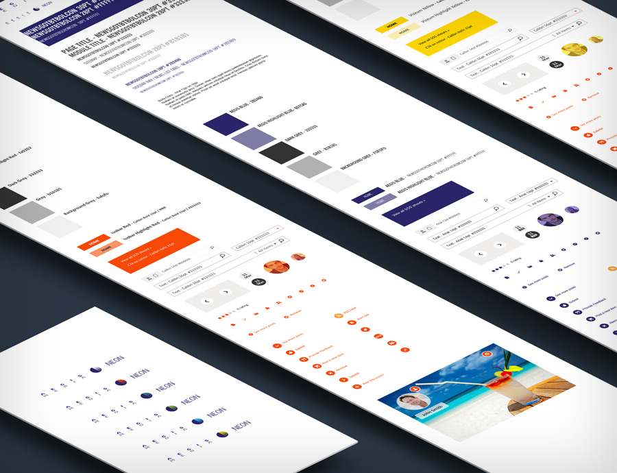Intranet design for Aegis Media