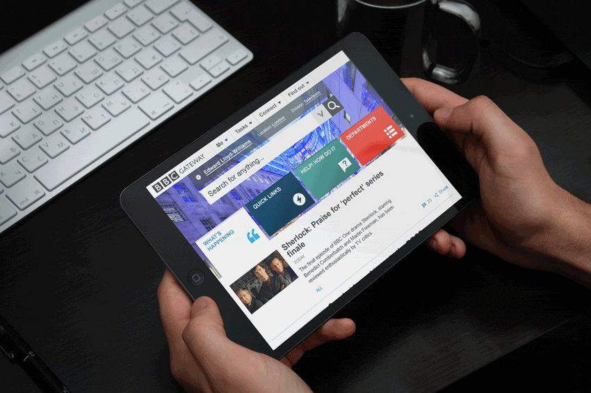 responsive design for BBC Gateway