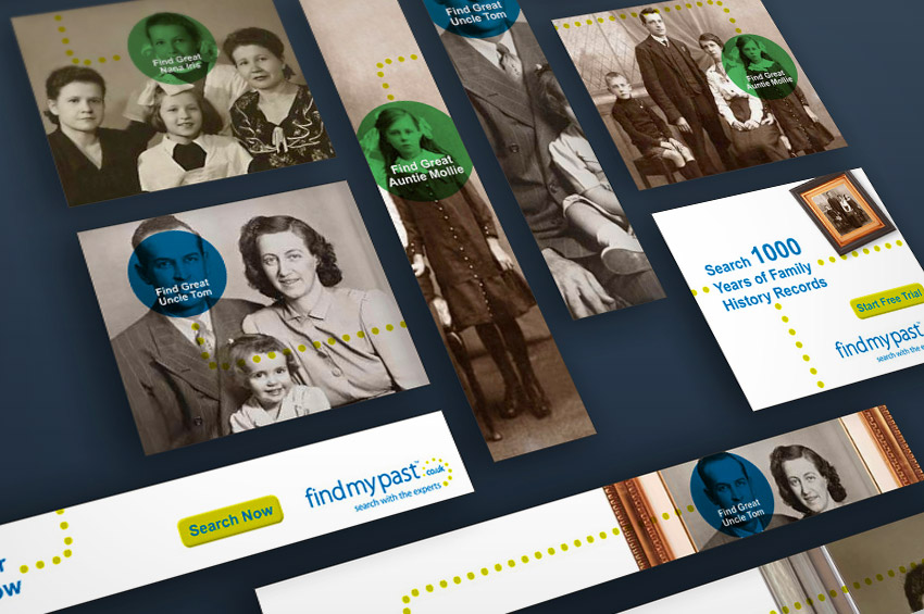 Banner design for find my past