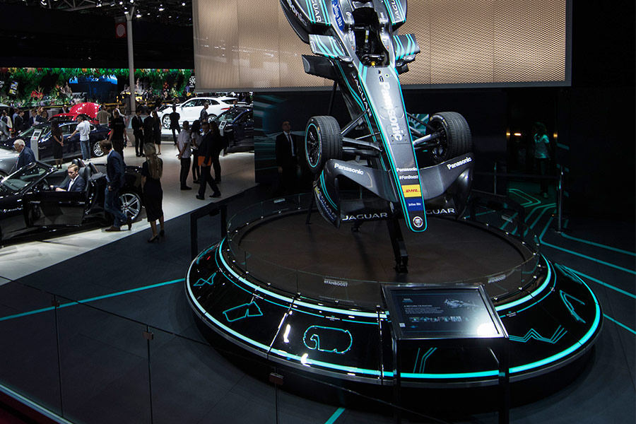Formula-E interface Jaguar