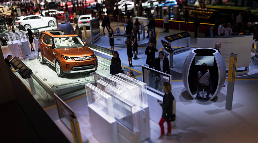 Innovation Labs Paris Motor Show Jaguar Land Rover