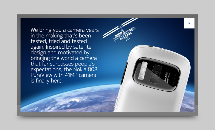 info design for Nokia Pureview