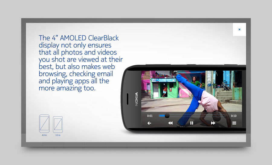 info design for Nokia Pureview