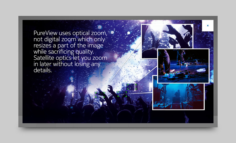 info design for Nokia Pureview