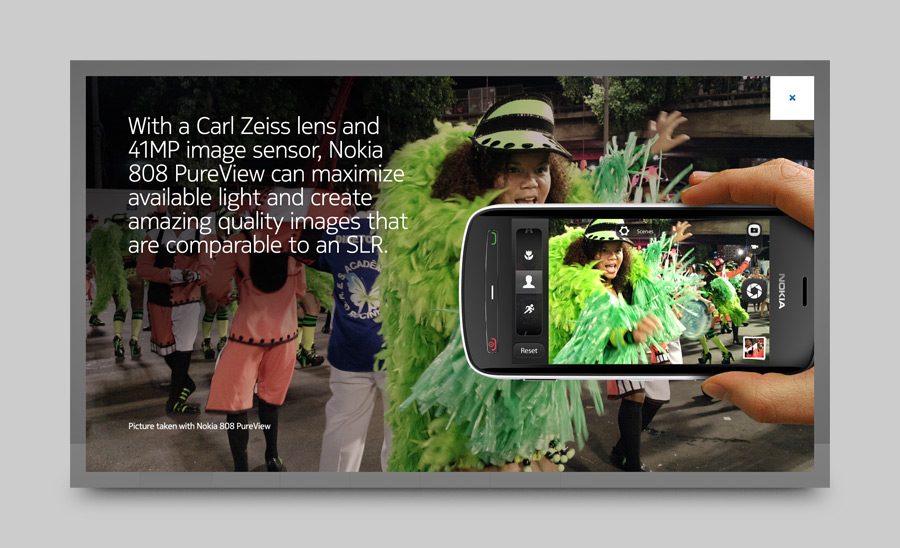 info design for Nokia Pureview