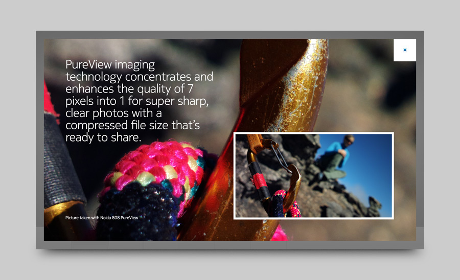 info design for Nokia Pureview