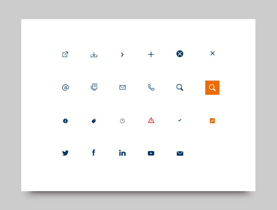 Responsive icon design for The Wellcome Trust